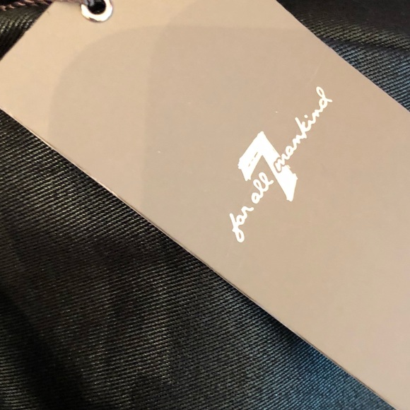 7 for all mankind skinny coated illusion jeans NWT - Picture 4 of 7